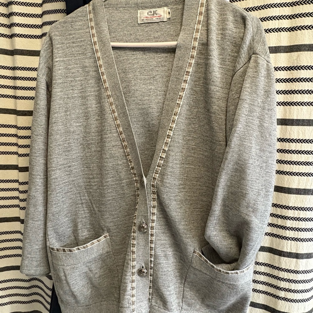 Columbia Gray Knit Cardigan